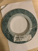 Прокладка для нижнего слива из безасбестового паронита с манжетами из фторопласта с 8 отверстиями (нижний слив). - 2